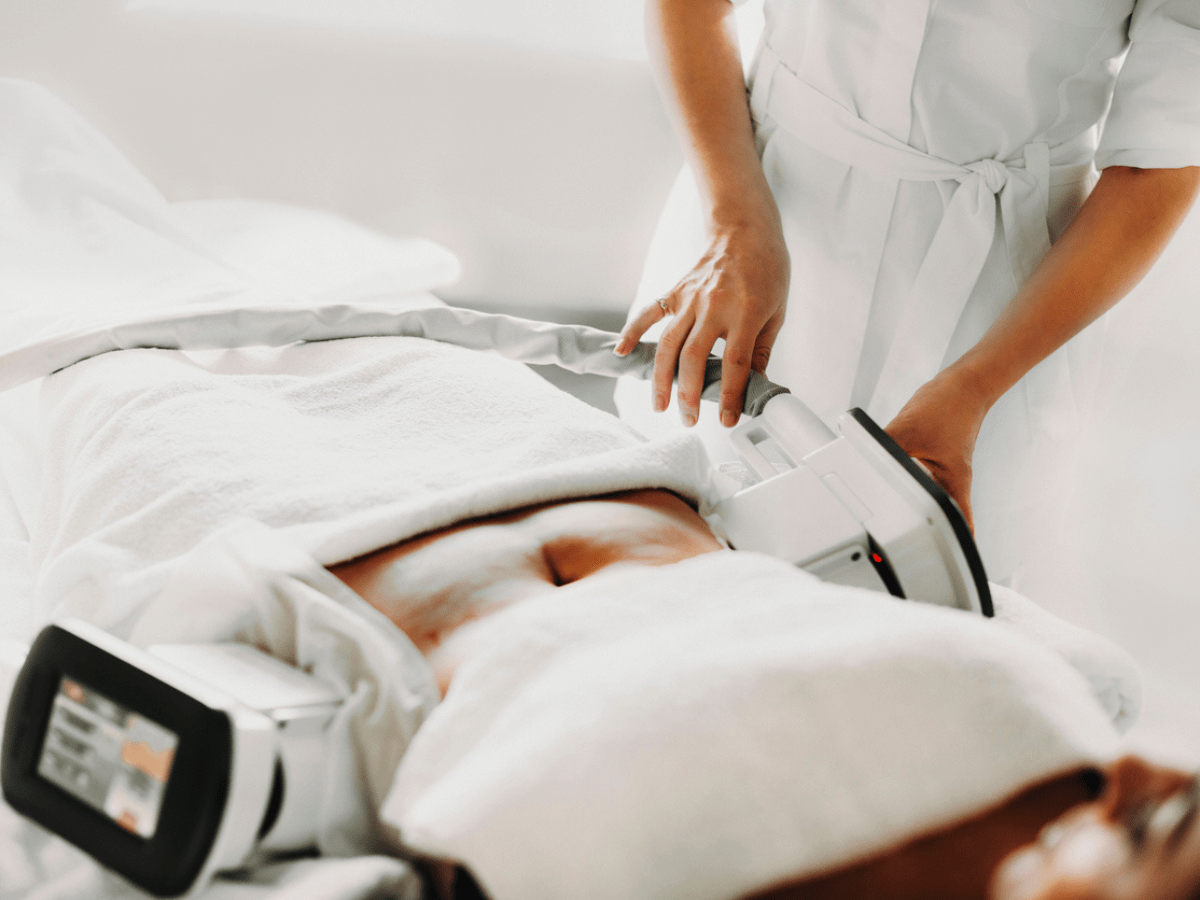 cool sculpting treatment on stomach